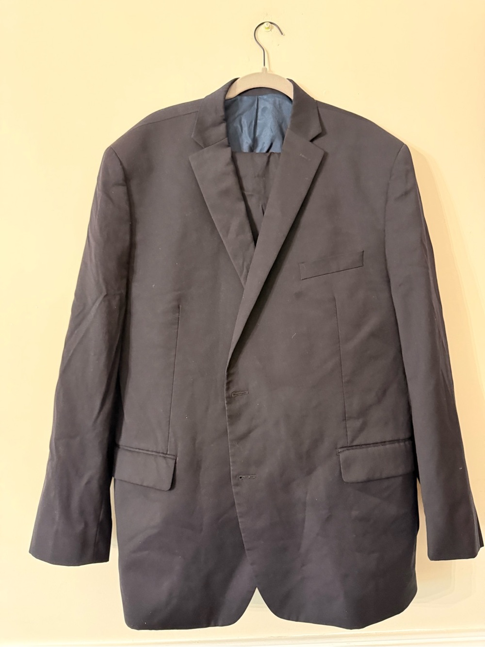 Michael Kors Navy-Black Men's Single-Breasted Blazer